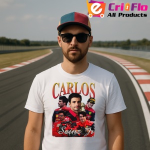 Tricou Carlos Sainz Imagine Echipa Ferrari Formula 1, Copii | Dama | Barbat - Img 5