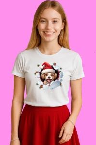Tricou Catel Cu Privire Dulce Craciun, din bumbac 100% Copii | Dama | Barbat