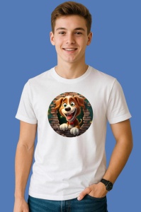 Tricou Catel De Craciun Fericit, din bumbac 100% Copii | Dama | Barbat - Img 3