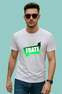 Tricou Cel Mai Bun Frate Banner Verde, din bumbac 100%, tricou alb, Dama | Barbat - Img 2