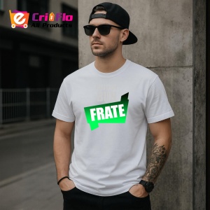 Tricou Cel Mai Bun Frate Banner Verde, din bumbac 100%, tricou alb, Dama | Barbat - Img 3
