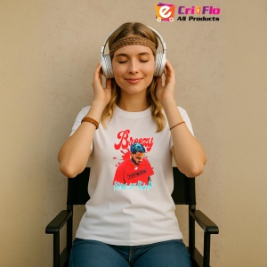 Tricou Chris Brown - King of R&B Red, muzica Hip-Hop / Trap, Dama | Barbat | Copii - Img 8