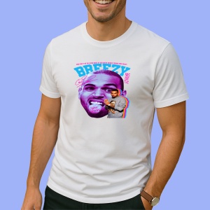 Tricou Chris Brown - Pink Tongue Pose, muzica Hip-Hop / Trap, Dama | Barbat | Copii