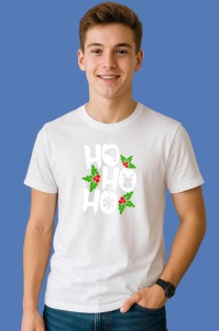 Tricou Christmas Holly Decoration, din bumbac 100% Copii | Dama | Barbat