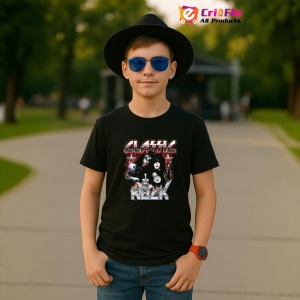Tricou Classic Rock - Star Collage, muzica Hip-Hop / Alternative Rap, Dama | Barbat | Copii, Culoare Negru - Img 6