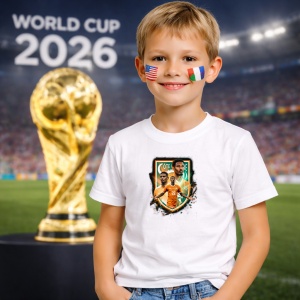 Tricou Coasta De Fildes World Cup Fifa 2026, din bumbac 100%, tricou alb, Copii | Dama | Barbat - Img 5