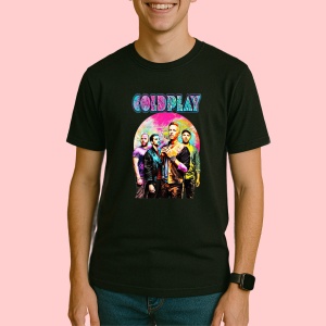 Tricou Coldplay, muzica Hip-Hop / Rap, Dama | Barbat | Copii, Culoare Negru - Img 3