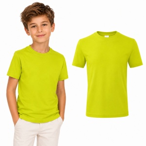 Tricou copii 100% bumbac,pentru fete și băieți 160 gm/², 32 nuanțe, mărimi 4–12 ani - Img 18