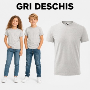 Tricou Copii Basic Malfini – 100% Bumbac, Mânecă Scurtă, 33 Culori pentru Fete și Băieți, Calitate Premium - Img 21