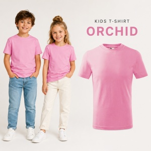 Tricou Copii Basic Malfini – 100% Bumbac, Mânecă Scurtă, 33 Culori pentru Fete și Băieți, Calitate Premium - Img 31