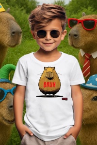 Tricou copii Capybara - Bruhh - Img 3