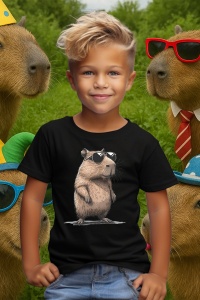 Tricou copii Capybara - Capy bond - Img 5