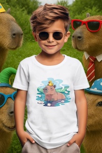 Tricou copii Capybara - inoata - Img 3