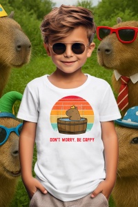 Tricou copii Capybara - Jacuzzi - Img 3