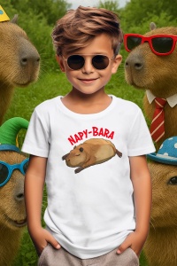 Tricou copii Capybara - Napy bara