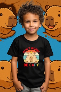 Tricou copii Capybara - Nu iti face griji, fii capy - Img 3