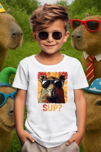 Tricou copii Capybara - Sup? - Img 3