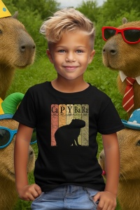 Tricou copii Capybara - Tabelul periodic al elementelor - Img 5