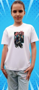 Tricou copii cu formatia AGUST D , din bumbac 100% - Img 7