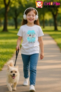 Tricou copii cu formatia BTS 2 , din bumbac 100% - Img 9