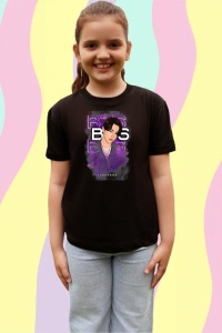 Tricou copii cu formatia BTS JIMIN , din bumbac 100% - Img 4