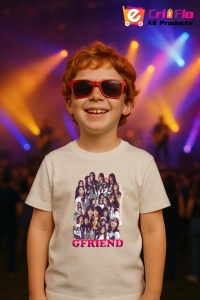 Tricou copii cu formatia GFRIEND , din bumbac 100% - Img 9