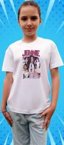 Tricou copii cu formatia JENNIE BACK , din bumbac 100% - Img 7