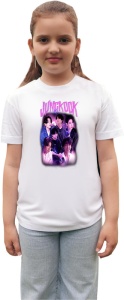 Tricou copii cu formatia JUNGKOOT 13 , din bumbac 100% - Img 2
