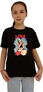Tricou copii cu formatia LISA 3 , din bumbac 100% - Img 2