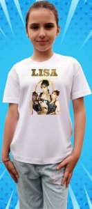 Tricou copii cu formatia LISA GOLD , din bumbac 100% - Img 7