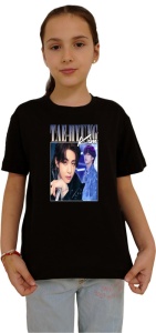 Tricou copii cu formatia TAE-HYUNG KIM , din bumbac 100% - Img 2