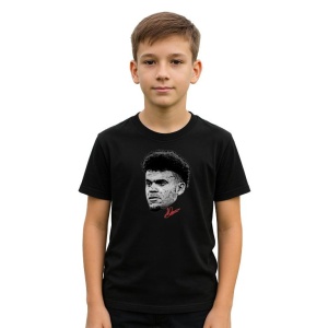 Tricou Copii cu Fotbalistul Brahim Diaz Real Madrid - Img 2