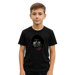 Tricou Copii cu Fotbalistul Diego Armando Maradona - Napoli - Img 2