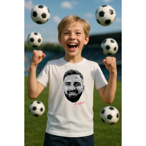Tricou Copii cu Fotbalistul Giorgi Mamardashvili - Valencia CF - Img 6