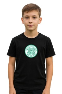 Tricou copii cu logo stema Celtic FC Scotia, din bumbac 100% - Img 2