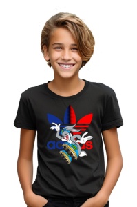 Tricou copii din bumbac 100% Looney's Bugs Bunny, cu imprimeu pentru copii, îmbrăcăminte confortabilă, modă copii, cadou ideal - Img 2