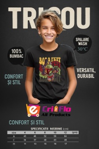 Tricou Copii din bumbac 100%, personalizat cu personajul Boba Fett 2 - Img 9
