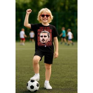 Tricou Copii din bumbac cu fotbalistul Antoine Griezmann-Atletico Madrid - Img 5