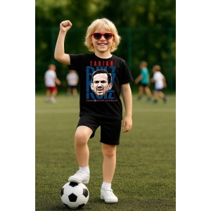 Tricou Copii din bumbac cu fotbalistul Fabian Ruiz Pena-Paris Saint-Germain - Img 5
