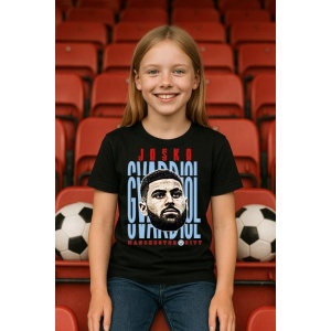 Tricou Copii din bumbac cu fotbalistul Josko Gvardiol-Manchester City - Img 4
