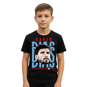 Tricou Copii din bumbac cu fotbalistul Rafael Alexandre da Conceicao Leao-AC Milan