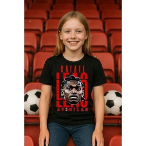 Tricou Copii din bumbac cu fotbalistul Raphael Dias Belloli-FC Barcelona - Img 4