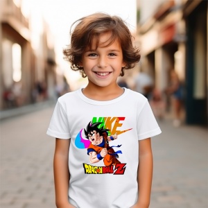 Tricou copii din bumbac personalizat haios cu Dragon Ball Z - Cadou - Img 2
