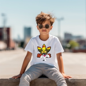 Tricou copii din bumbac personalizat haios cu Tweety & Sylvester din Looney Tunes - Cadou - Img 2
