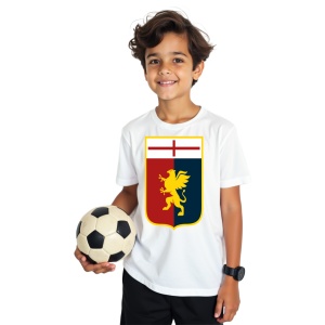 Tricou copii Genoa FC din bumbac 100% - Img 2
