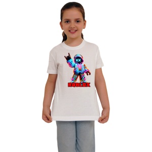 Tricou Copii Roblox Blaster Pixelat din bumbac 100% - Img 3
