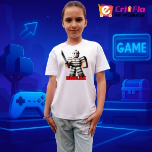 Tricou Copii Roblox Eroul Trasnet din bumbac 100% - Img 7