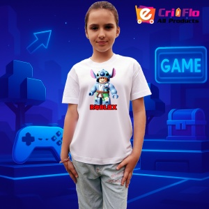 Tricou Copii Roblox Fata Curajoasa din bumbac 100%