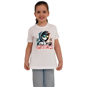Tricou Copii Roblox Mirele Cool din bumbac 100% - Img 2