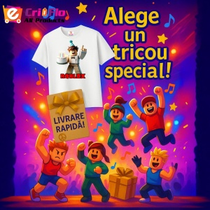Tricou Copii Roblox Plimbaretul din bumbac 100% - Img 10